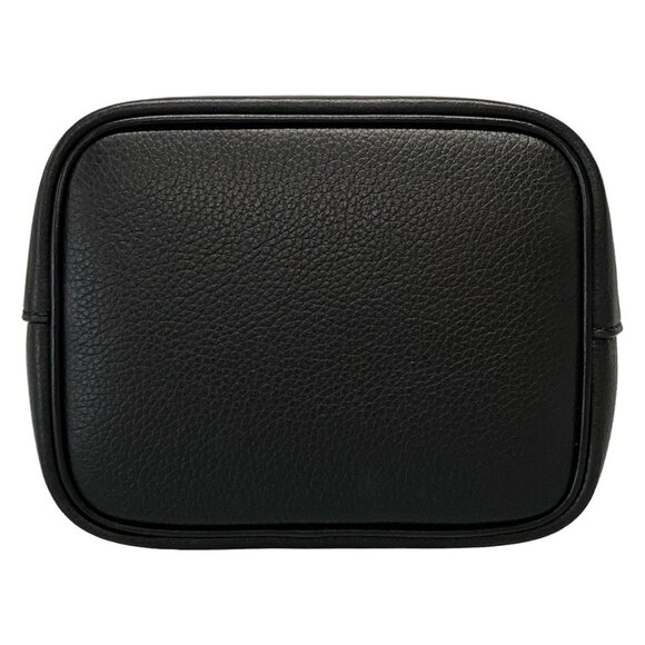 Auth CHRISTIAN LOUBOUTIN Carasky Mini Bucket - Black Leather Shoulder Bag - Picture 6 of 16